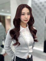 ジーナ 名駅(XENA.) 《karen7》ボルドー/ワインレッド/暖色/レイヤーカット/レッド