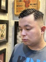 ヒロギンザ 大阪本店(HIRO GINZA) 七三分け×スキンフェード