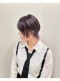 ショートウルフ/インナーカラー