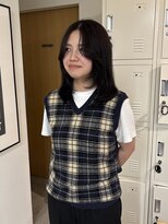 リビング 津田沼(LIVING) レイヤーカット/ブルーブラック【津田沼駅】