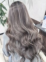 ベルヘアーデザイン 堺東(Belle hair Design)&nbsp;ハイライトレイヤーカットグレージュイルミナカラー韓国風堺東