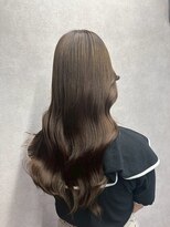 ハンナ 札幌(HANNAH)&nbsp;シフォンブラウン　夏のヘアアレンジ　くびれヘア