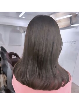 ヘアサロン エフ 渋谷(F) #グレージュ#韓国風#艶カラー