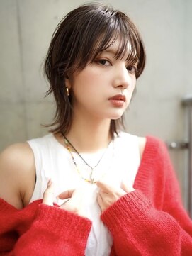 ギークス(GEEKS) 【GEEKS渋谷】顔周りレイヤー/モーヴピンク/冬カラー/ネオウルフ