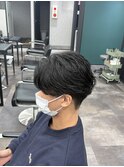 毛流れセンターパート