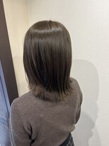 グルグル 新小岩店(GULGUL)&nbsp;イヤリングカラー×切りっぱなしボブ【福岡】