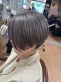 ヘアー ブランシェ 竹城台店(HAIR Branche) グレー系、ブリーチ必須カラー