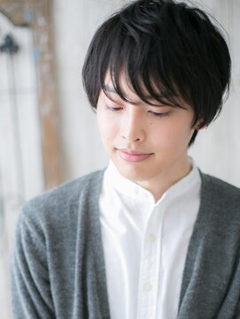 モッズヘア メン 上尾東口店(mod's hair men) 爽やかブラック束感メンズショートリクルート就活ヘアa上尾