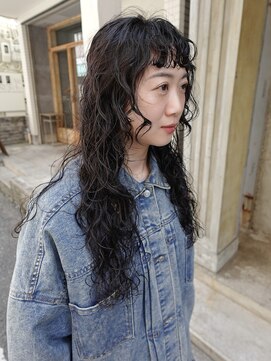 エヴリンアンドペイジ(Evelyn&paige) ニュアンスパーマ/ロングパーマ【神戸元町/水原】