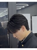 ニュアンスパーマリバースセンターパートフェザーパーマ