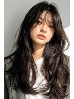 ノイ(neu)&nbsp;【静岡エリア】ナチュラル艶ロング×韓国風レイヤー