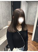 くすみベージュ/レイヤーカット