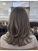 レイヤー×モーヴグレージュ