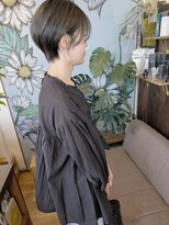 バンビ プライベート サロン(Bambi private salon) シースルー/オリーブグレージュ/襟足スッキリショートBambi松平