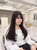 アチェロ(Acero.)&nbsp;艶カシスブラウン/毛先レイヤー/韓国風/髪質改善/心斎橋