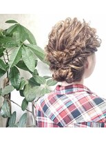 モグヘアー(mog hair) ダウンアレンジ