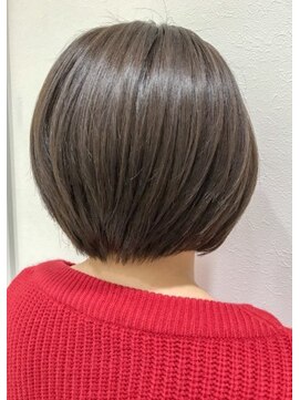 クアトログランシュ 水戸店(QUATRO×GranCieux) 大人ボブアッシュカラー★QUATRO★