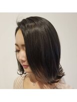 パプス ド コワフュール 甲東園(Pap's de coiffeur) ダークグレージュカラー