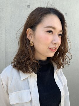 ヘアーメイクオズ(hair make O/S) 【KON】朝も簡単！レイヤ―パーマスタイル