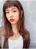 ショートバング＋ロング　