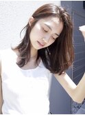 自然体ヘア   /小顔/オリーブカラー/ハイライトカラー