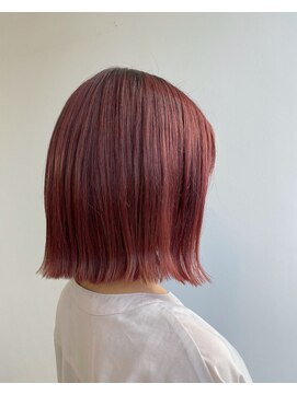 ヘアメイク オブジェ(hair make objet) 韓国スタイル Cherry pink