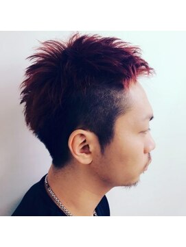 リエコー(RE'ECHO) 刈り上げスタイル☆ サンセットレッド 京都/四条/烏丸御池/韓国