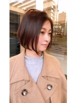 ネイロ 錦糸町(NeiRo)&nbsp;オフィスヘアエアリーミディショートパーマホワイトアッシュ