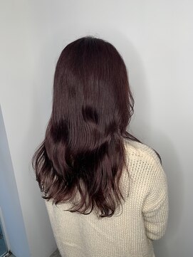 ピークスヘア(peaks hair) ダークカラー☆暗く見えない赤紫5.5level