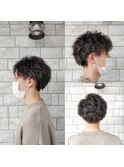 【AMAZING HAIR千歳店/風間】ツイストピンパーマ×マッシュ