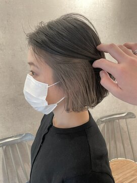 ボンドバイテトテ 三宮元町(BONDbytetote) 【BOND平山のサロンスタイル】インナーカラーミルクティアッシュ