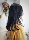 黒髪ミディアム