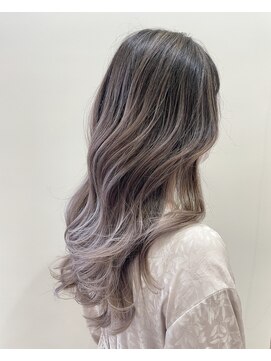 イト(ito.) 外国人風バレイヤージュ_ショコラベージュ_ボブルフベビーバング