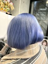 ピチカート(pizzicato)&nbsp;ペールブルー/水色カラー/ハイトーンボブ