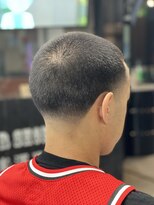 米澤理髪店(YONEZAWA)&nbsp;10mmボウズ×テーパーフェード