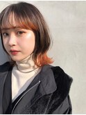 【bloom】人気のボブパーマ☆耳かけチラ見せカラー