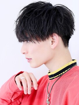 リップスヘアー 梅田(LIPPS hair) 【横顔決まる】ナチュラル束感シャープマッシュ