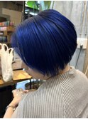 ショートボブ×ネイビーブルー【LODAT横浜】