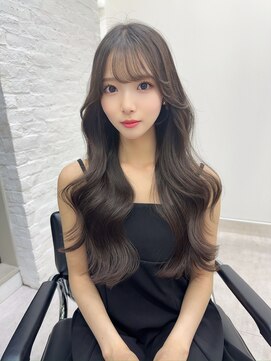 アフロートリノ(AFLOAT Leino) 大人可愛い韓国くびれヘア レイヤーカット 似合わせ顔まわり#