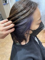 アズール 草加(azule) イヤリングカラー　紫系　透明感カラー