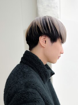 テン 栄店(tenn) ホワイトベージュ/アンブレラカラー/マッシュヘア【kuroda】