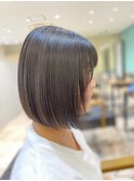 切りっぱなしボブ
