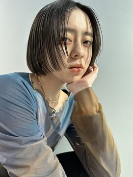 ラグゼ(Luxe) ミニボブ+ステップカット【Luxe鹿田優太】ウェットヘア