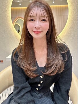 ロンド アンブル 四条烏丸(Lond ambre) レイヤーとベージュ系カラーで軽やかに透けるヘアへ