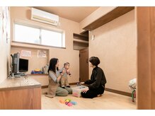 シェロヘア(cielo HAIR)の雰囲気（キッズスペース有り、専任スタッフも在籍しております！）