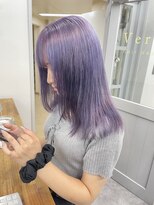 ヴェルダ 池袋店(verda)&nbsp;色落ちグレーになるラベンダーカラー【shion】