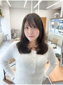 【熊谷】セミロングレイヤー