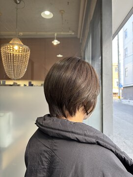 サラ 徳山店(SARA) ショート×オリーブベージュ