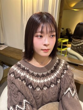 ココルアナ(coco luana) ブリーチ、ハイトーン、ケアブリーチ、韓国、前髪カット