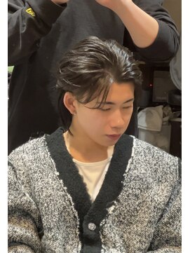 エルエードラゴ(LA DORAGO) マッシュ/グレイカラー/アッシュ/メンズカット/ブリーチカラー